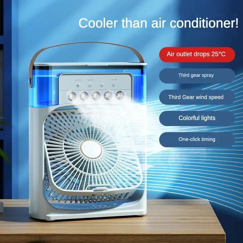 Ventilador umidificador portátil, ar condicionado, refrigerador de ar doméstico, resfriamento instantâneo - Futuro Tech